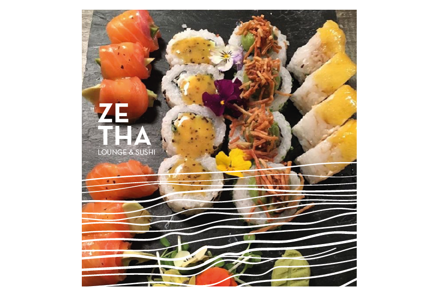branding  cena comida diseño lounge Sushi