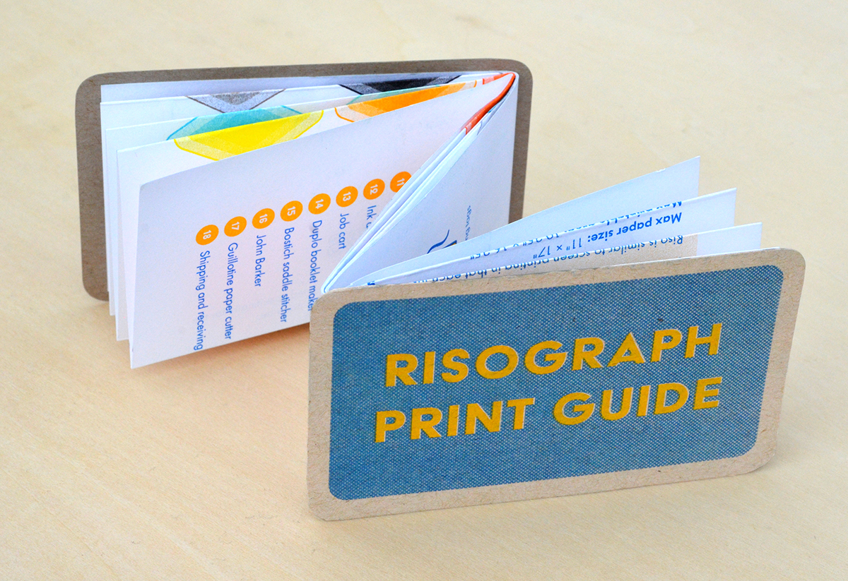 risograph Riso Riso Print riso guide branding  Booklet