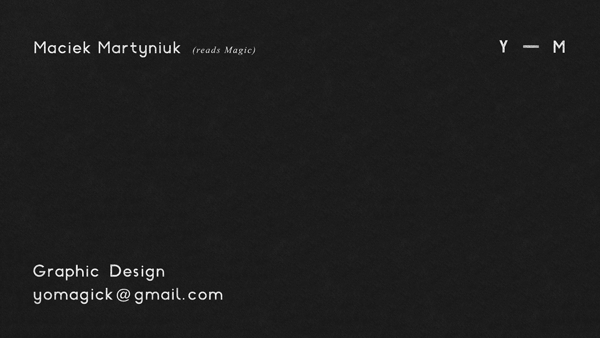 yomagick dublin Freelance design studio Stationery maciek martyniuk Business Cards business card Suprematism constructivism
