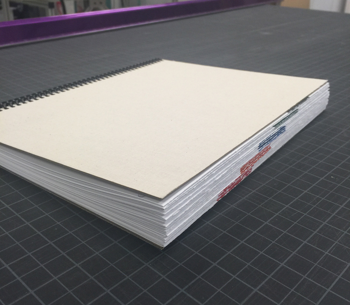 process book French folds