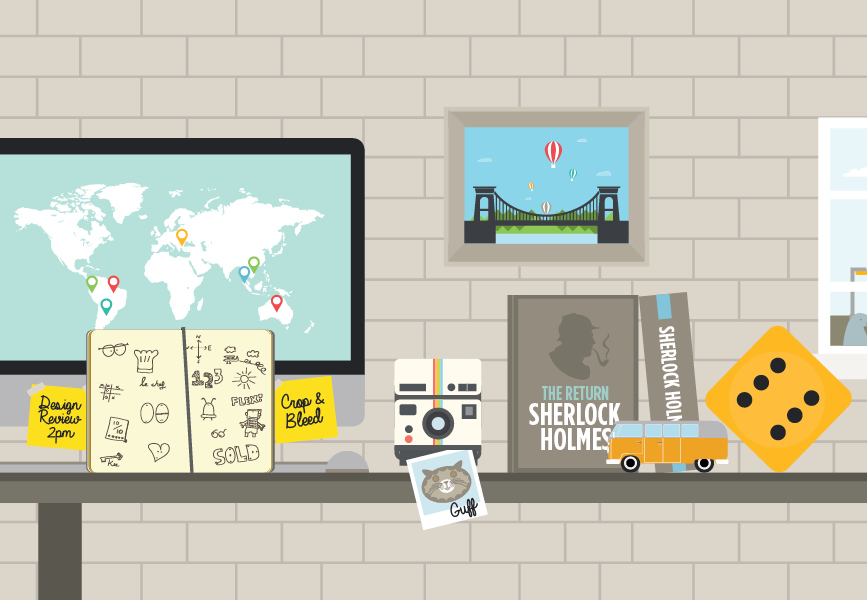 Website UI ux Bristol  agency Illustrator design Fun Layout grid studio