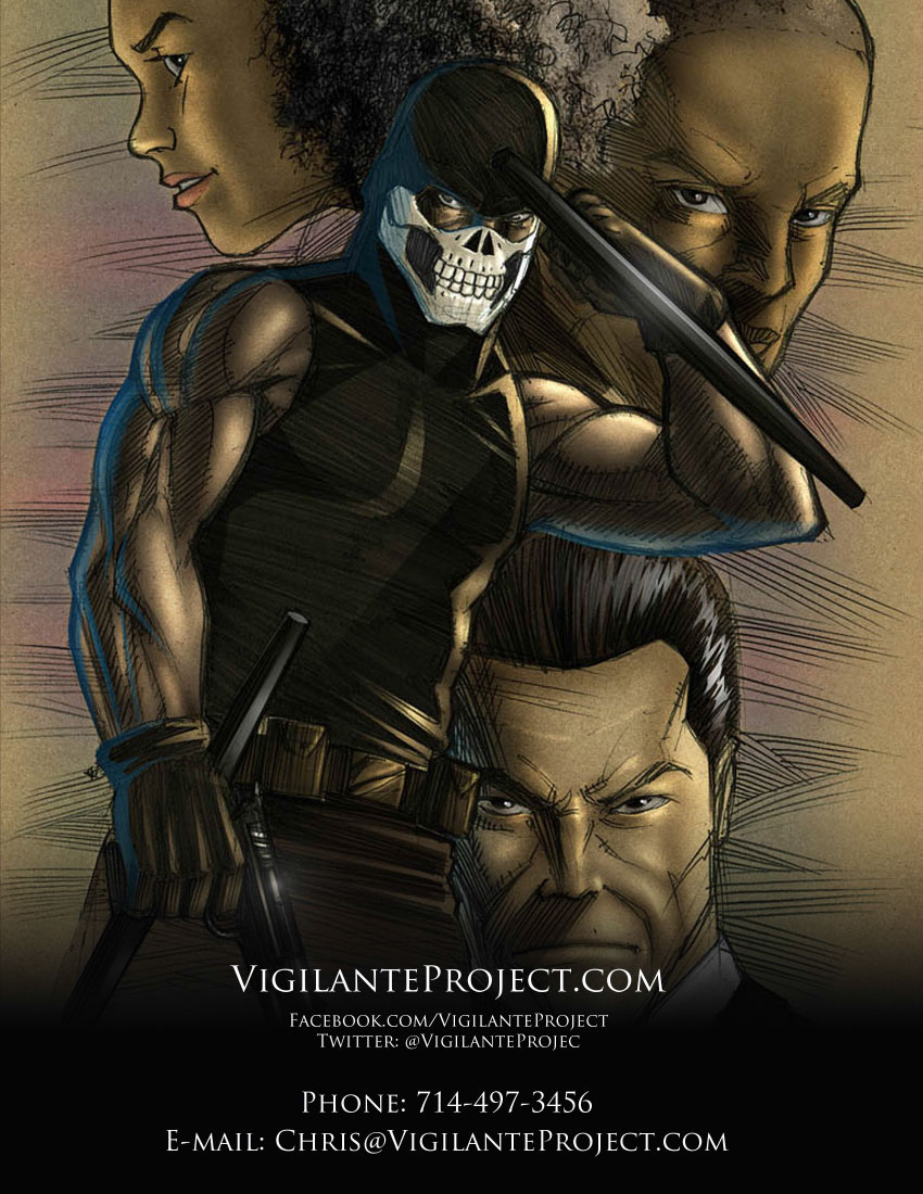 Comic Book comic book lettering Vigilante Project Sean Glumace