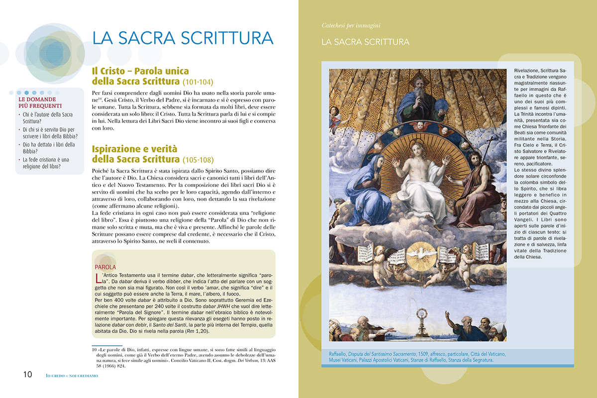 libro religione roma catechismo religione papa impaginazione progetto grafico