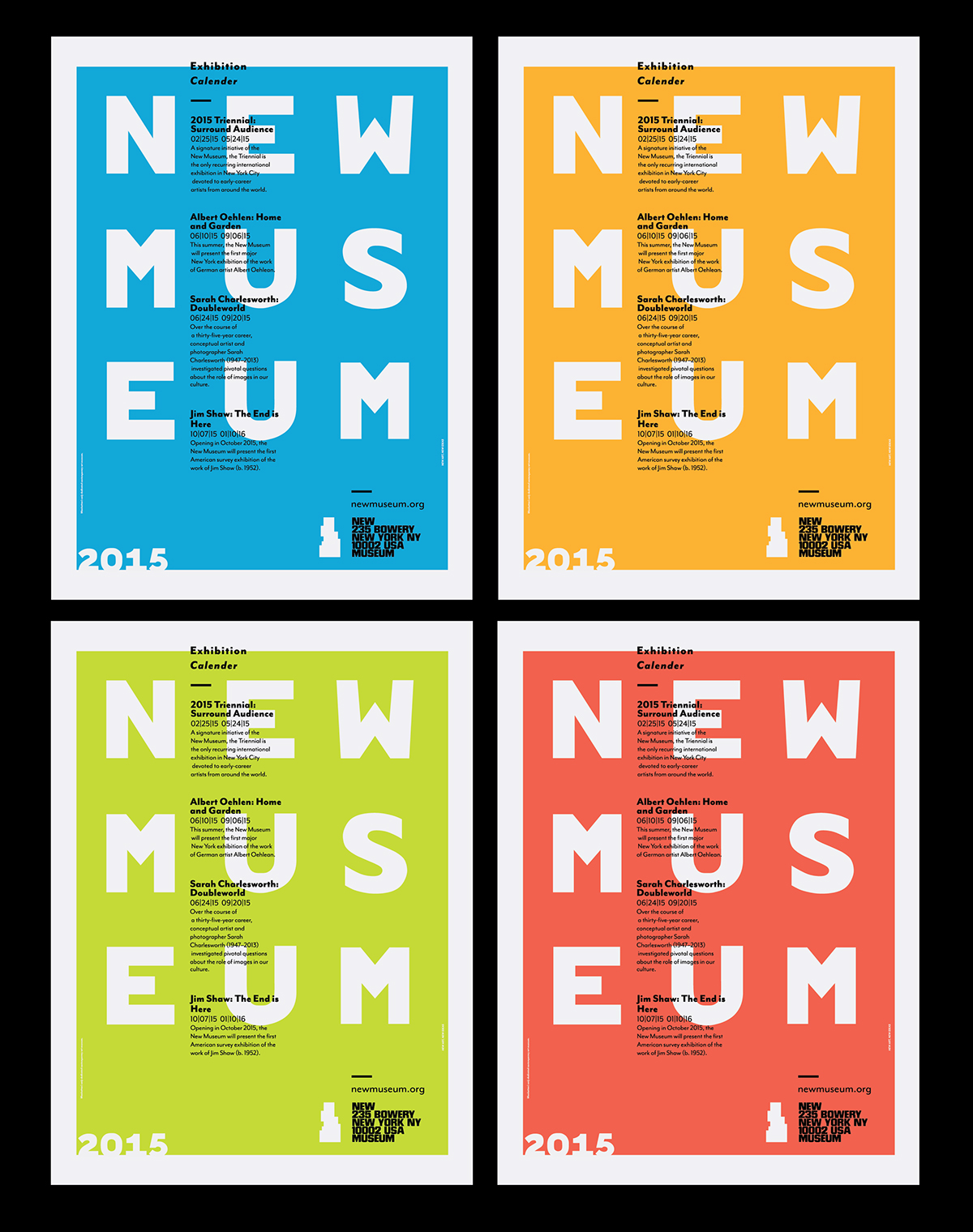 new museum Exhibition  poster pratt nyc adamheisig