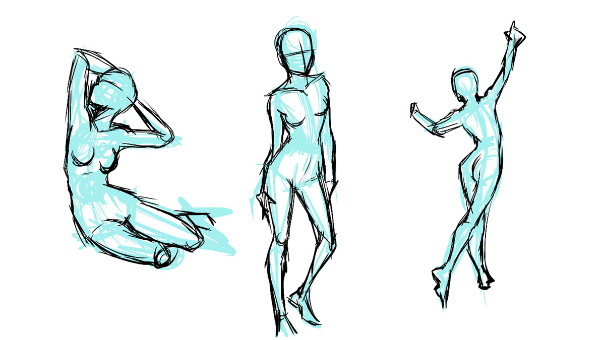 Drawing the Human Figure: Angles & Proportions | Human figure drawing, Human  figure sketches, Human figure