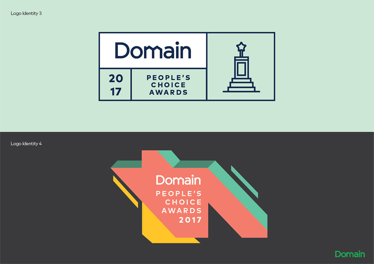 domain group Domain Awards Identity Design