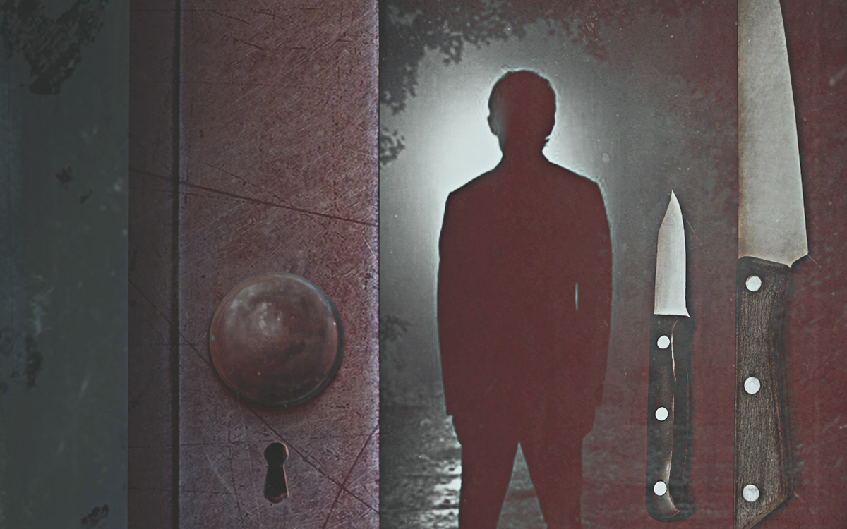 digitalart horror slasher 1980s blades knives Scary