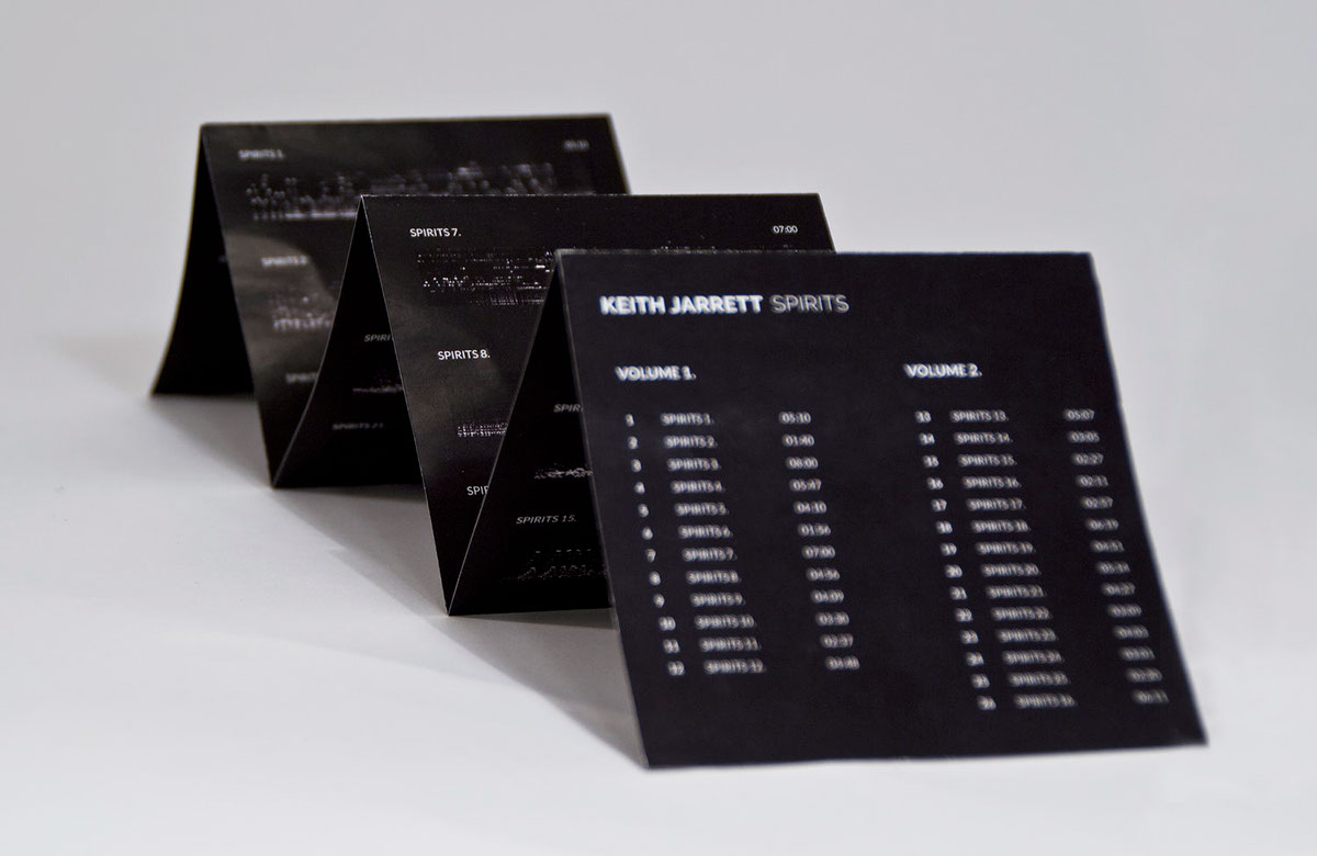 keith jarrett sound art sound design music Spectogram cd vinly Packaging