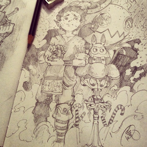 draw anime manga Ghibli miyazaki imagination