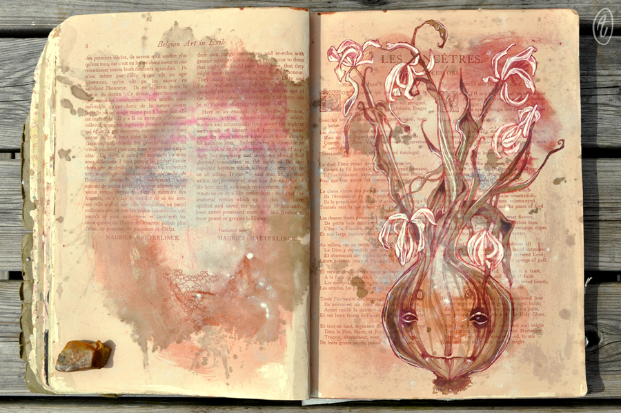 Adobe Portfolio sketchbook scrapbook journal