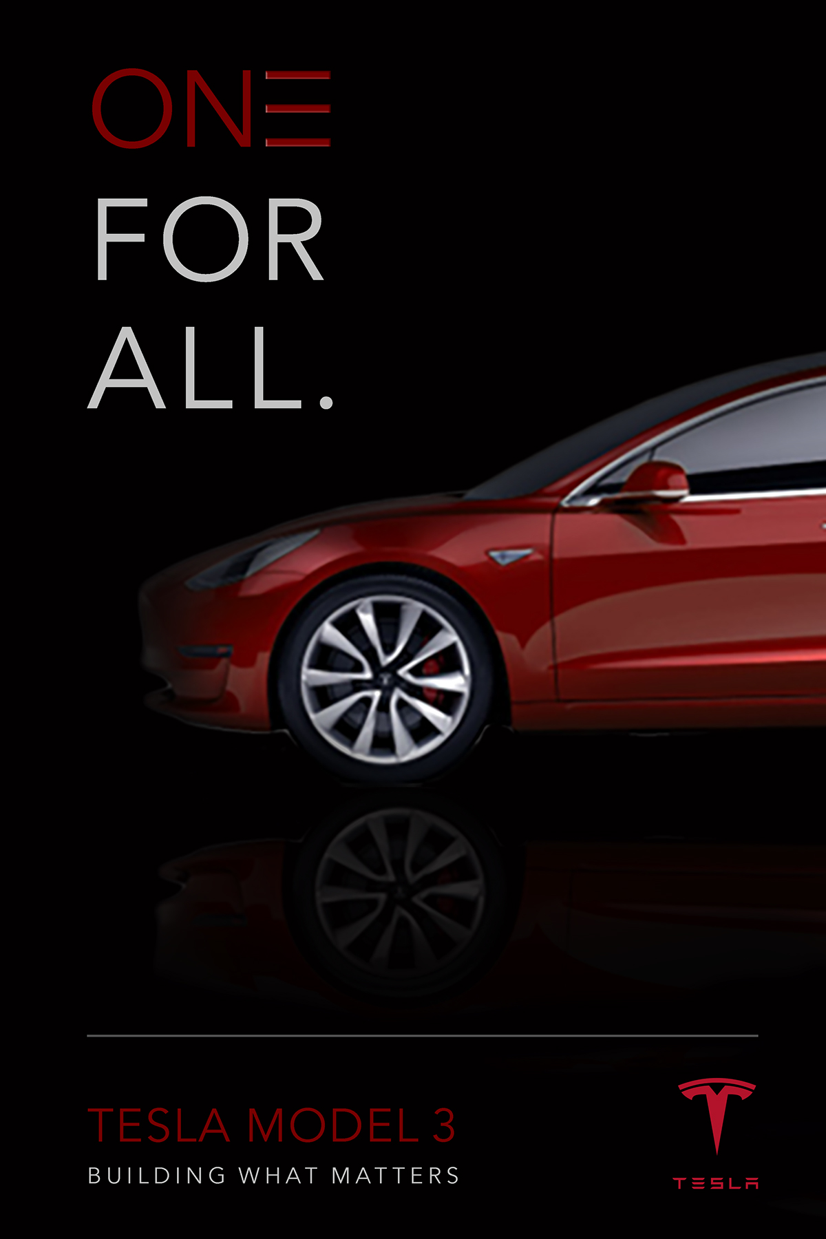 Tesla Model 3 Ad Concept
