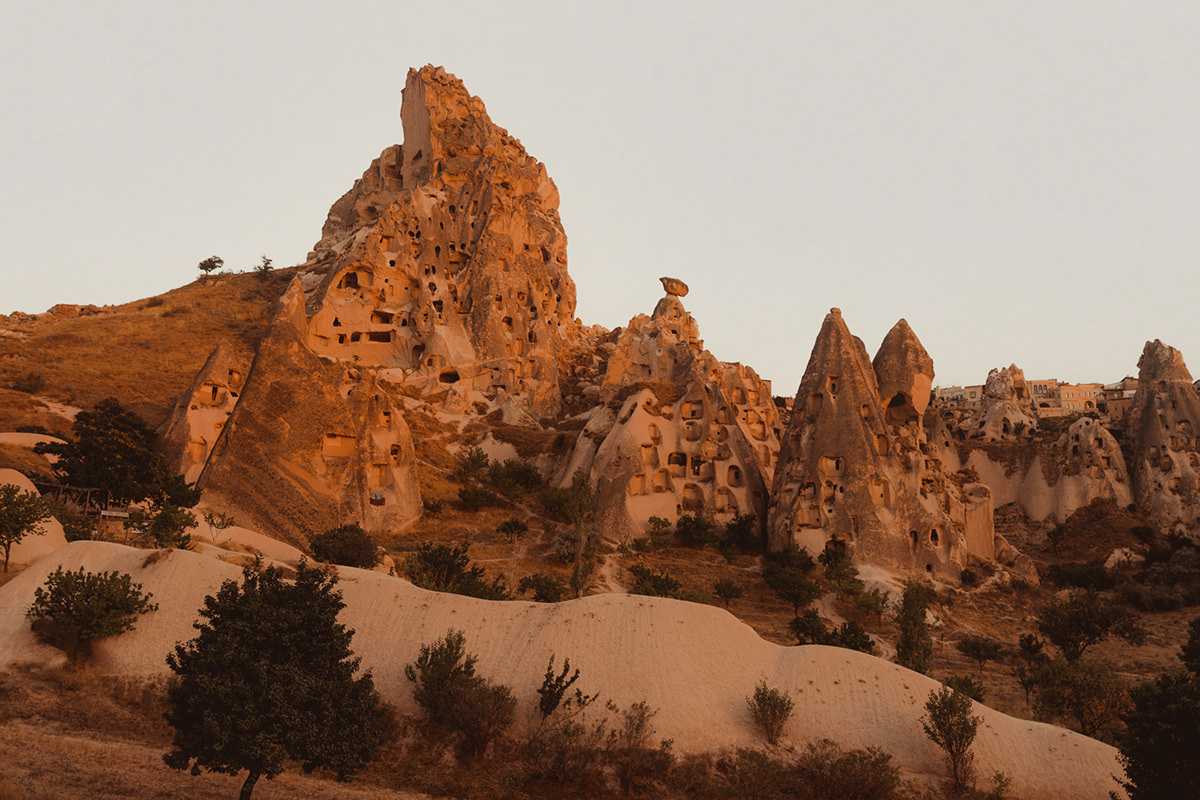 cappadocia desert golden hour Kapadokya Landscape Photography  summer sunset Travel Turkey