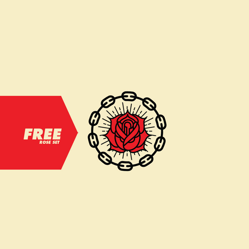 free free vector minimal Roses rose