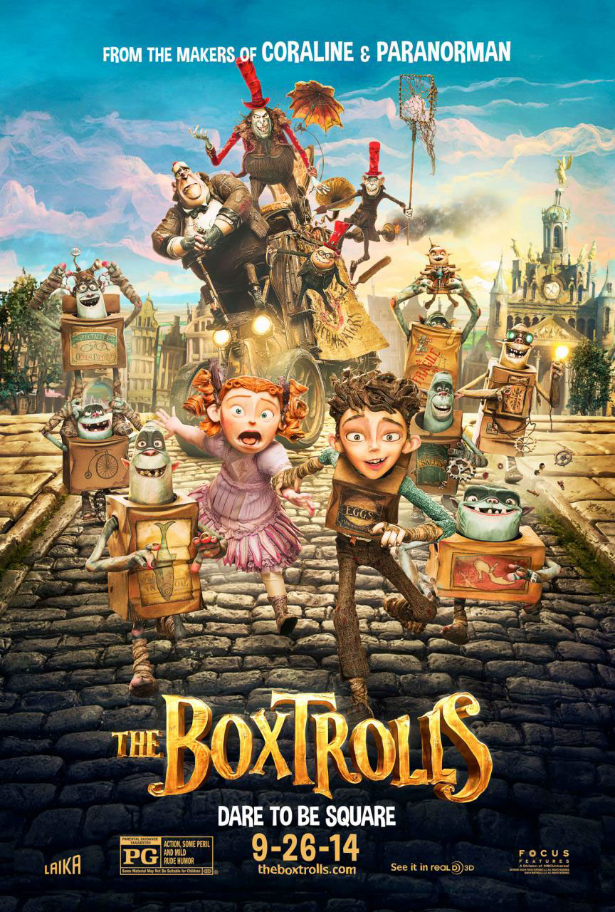 boxtrolls LAIKA stopmotion stop motion feature movie commercial ad humor Focus 3D ship box delivery Parody