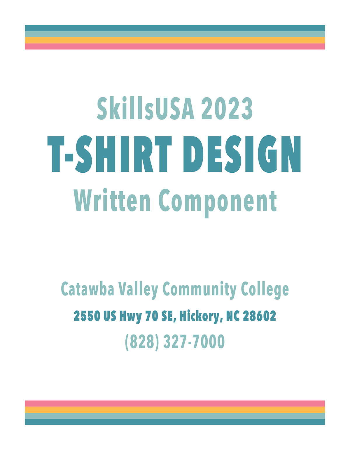 SkillsUSA T-Shirt Design typography   graphic design  ILLUSTRATION  north carolina beach summer hippie retro design