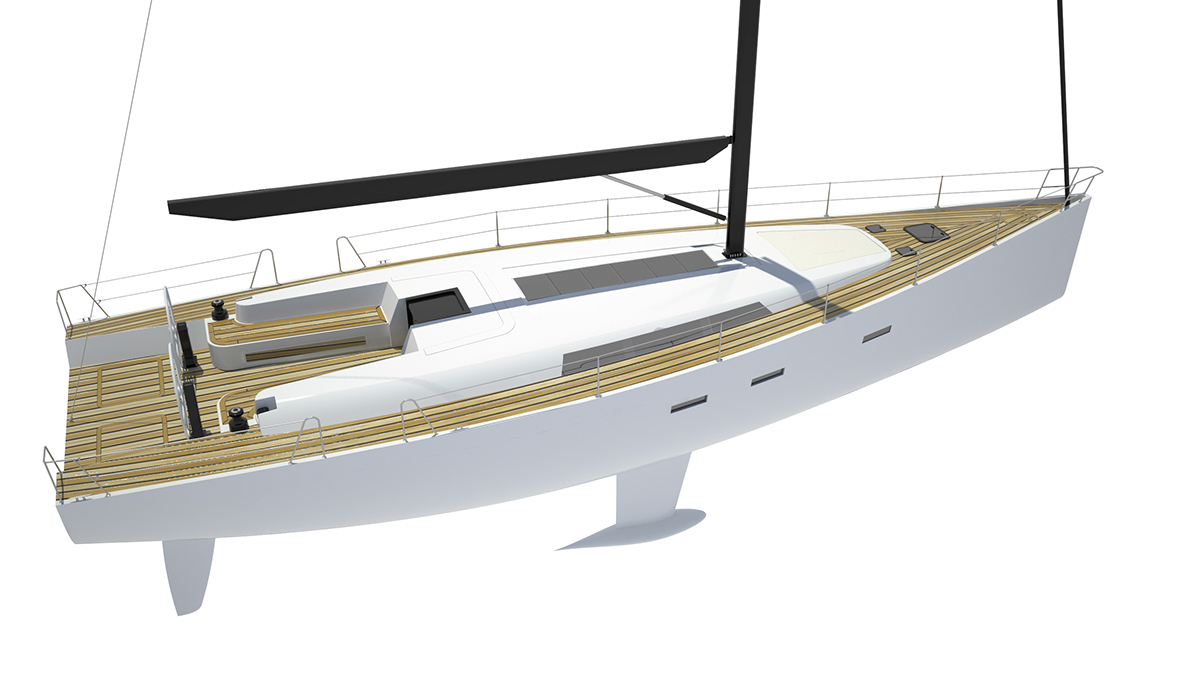 barca a vela  sail boat 3D 3D model  Sailing boat  Rendering design alessandro asaro  yacht vray Rhino Rhinoceros 2D