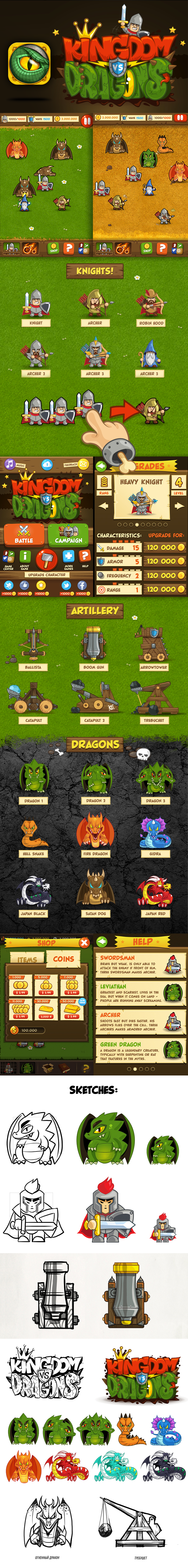 mobile game Games GUI illustrations charecters ios app ios games