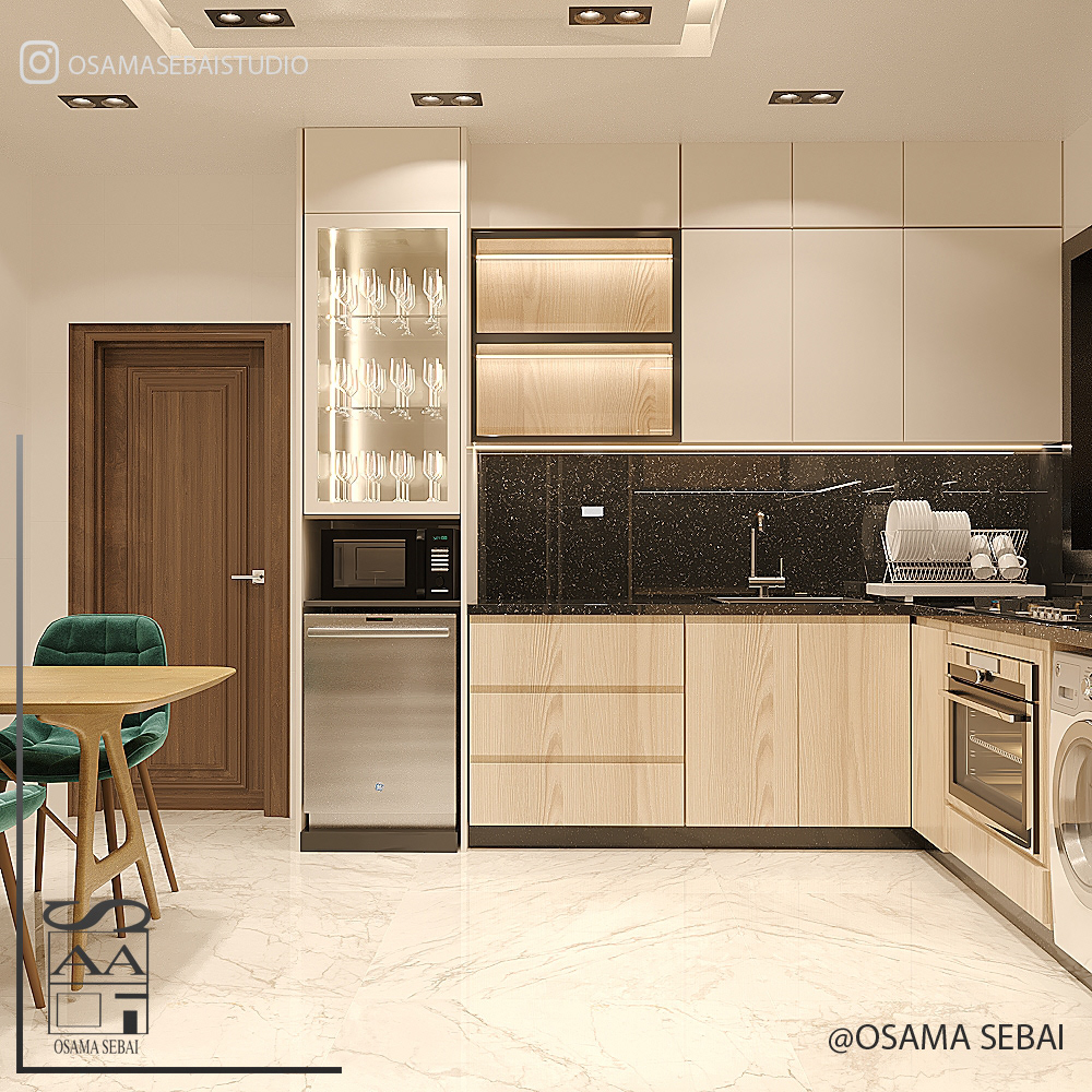 kitchen Interior architecture Render modern corona visualization interior design  3ds max archviz