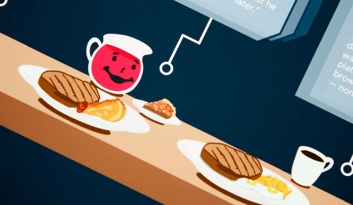 last meal death row infographic Illustrator Food  meal usa Crimnal Justice