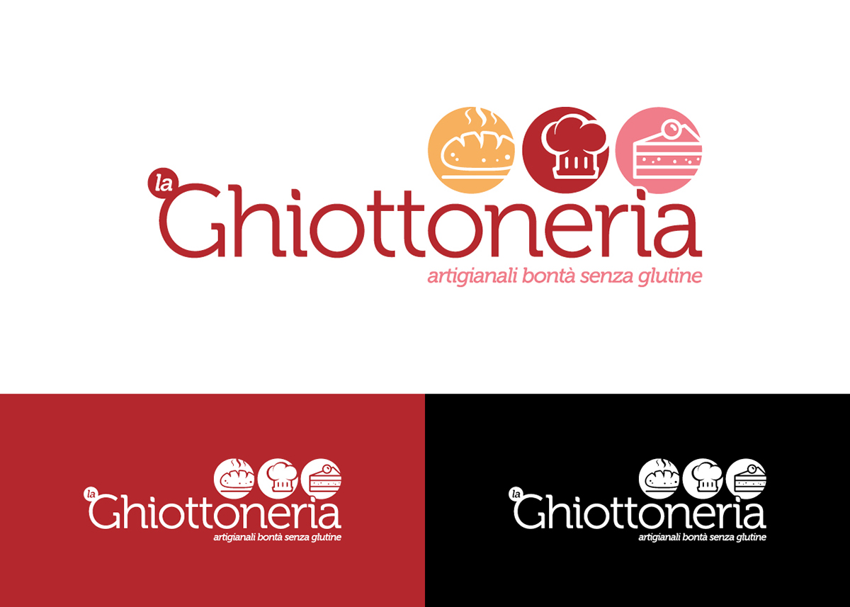 brand logo business card identity bakery pasticceria gluten free senza glutine psd free