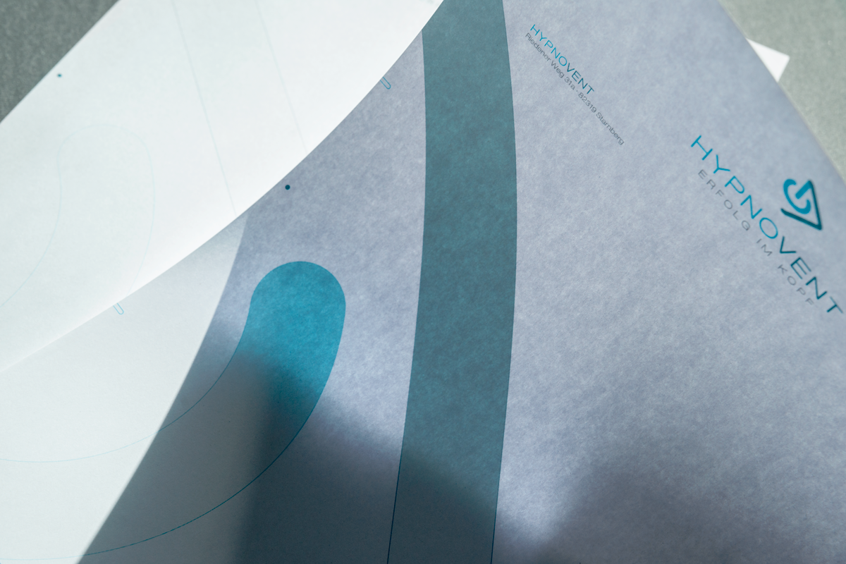 wording visitenkarte Briefpapier broschure logodesign Corporate Design hypnose geschäftsausstattung kugelschreiber #hp02