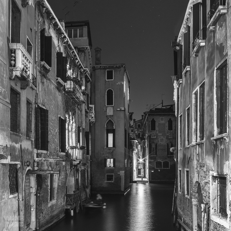 venezia italia Italy long exposure Venice fine art rialto san marco water monochrome b&w black and white Pentax night