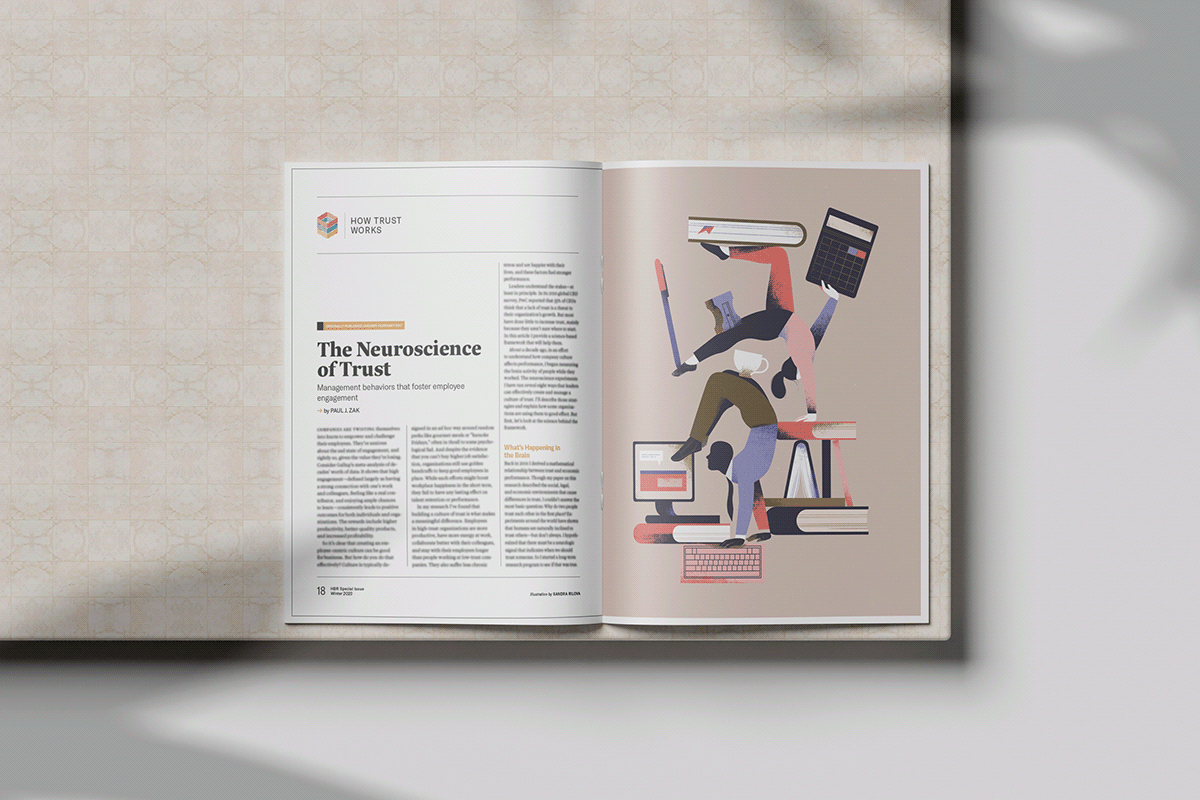 concept editorial magazine editorial design  ILLUSTRATION  business corporate harvard business review Editorial Illustration metaphor