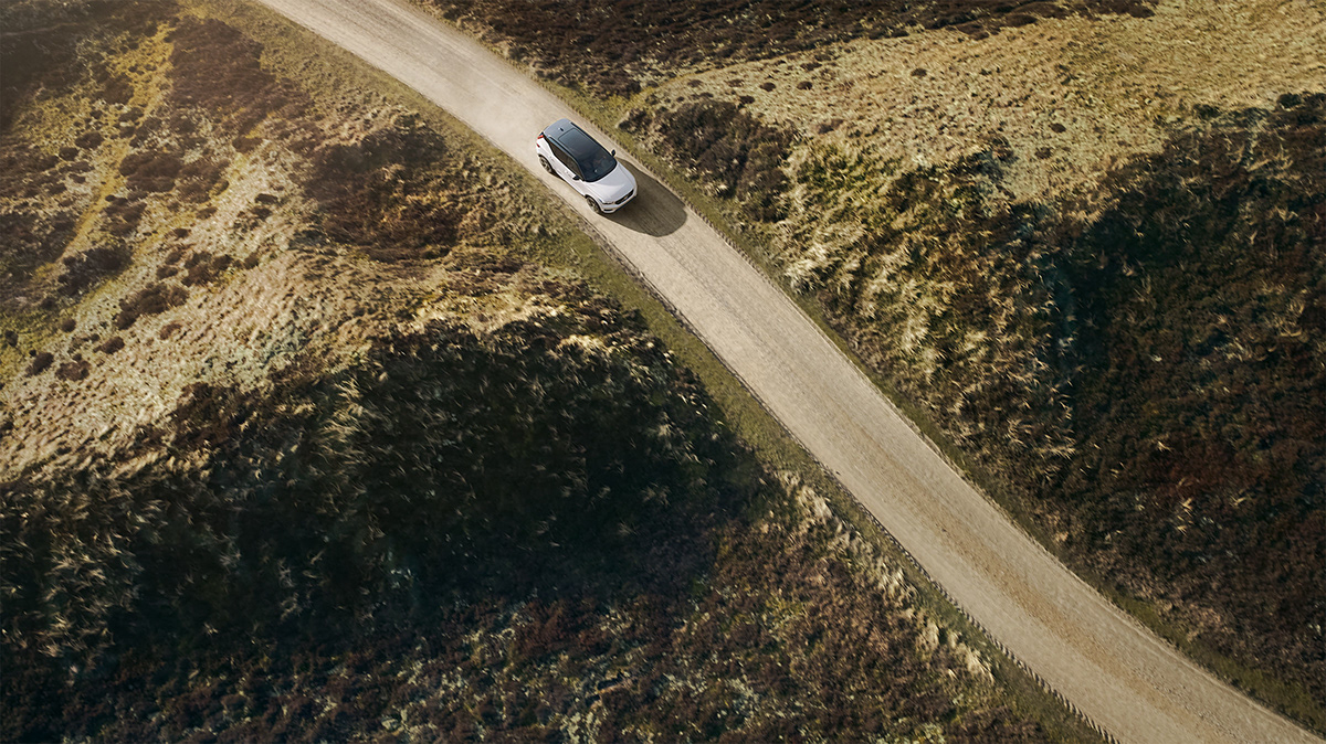 Volvo xc40 CGI drone Landscape