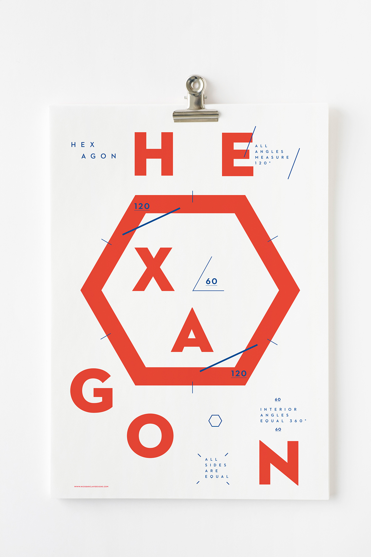type posters design shapes