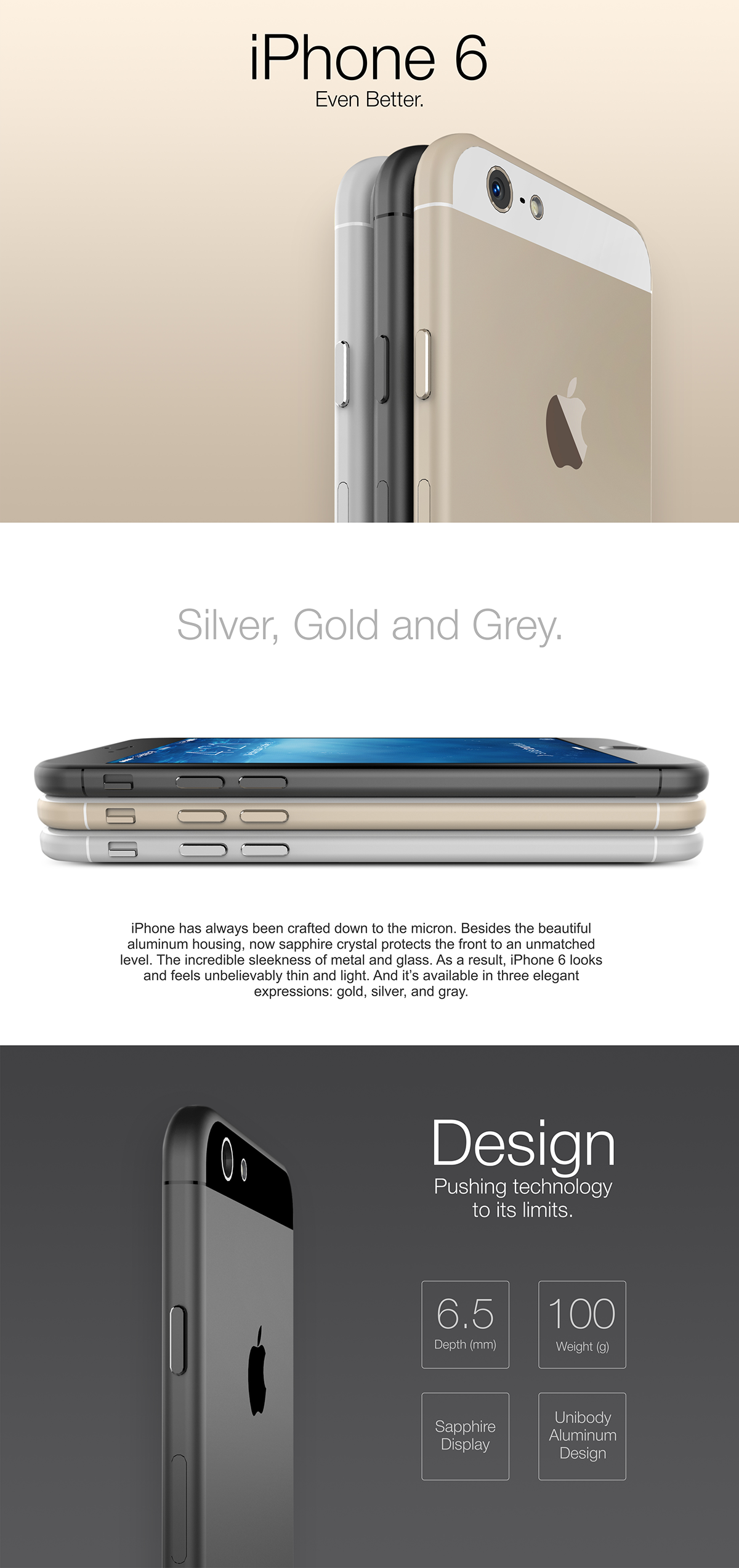 iphone apple concept Mockup iPhone6 Leak
