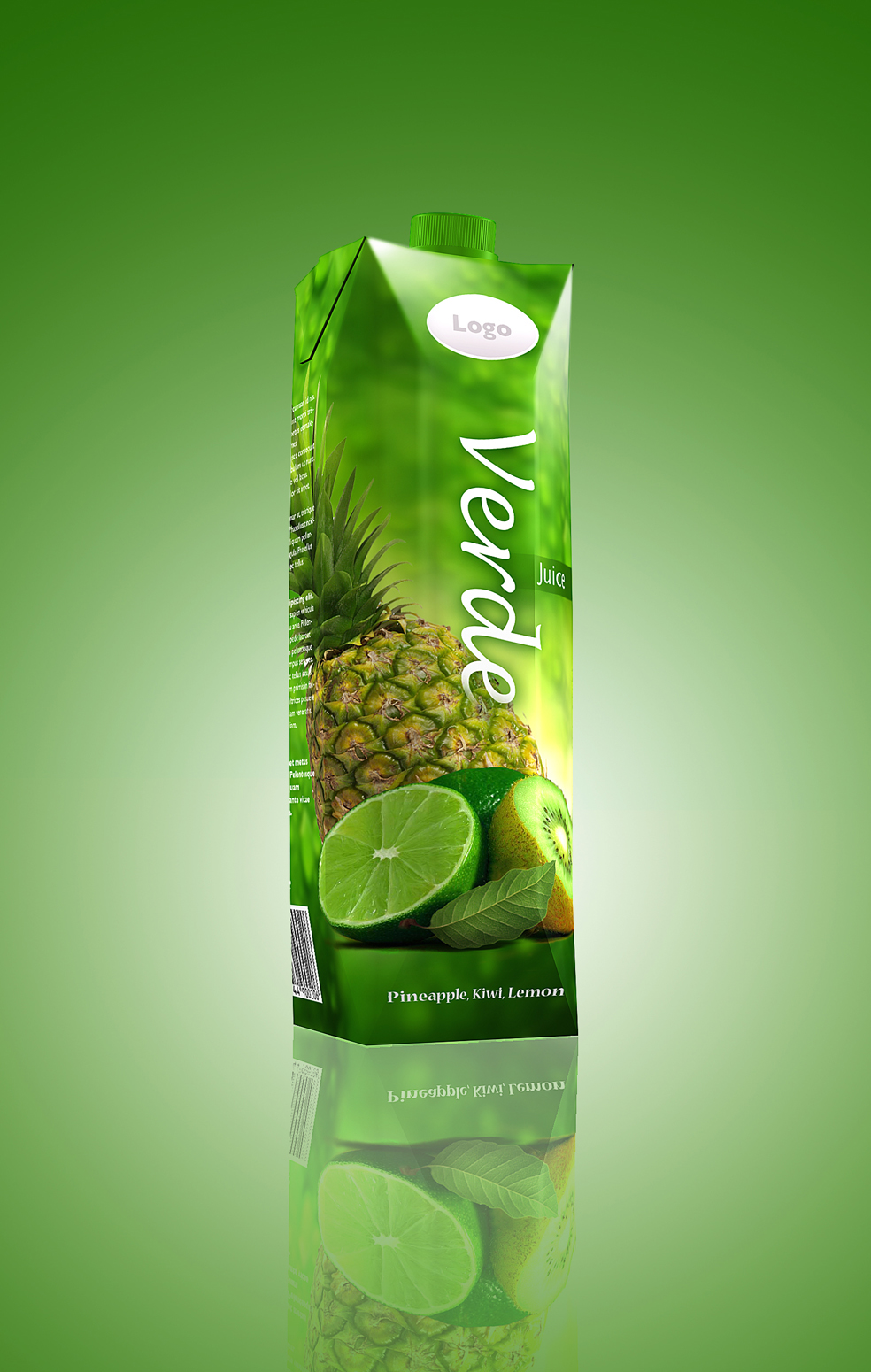 Packaging katok fruit juice Fruit juice khalid khaled alshareef Art Director Tetra TetraPak tetra pak 3D ad