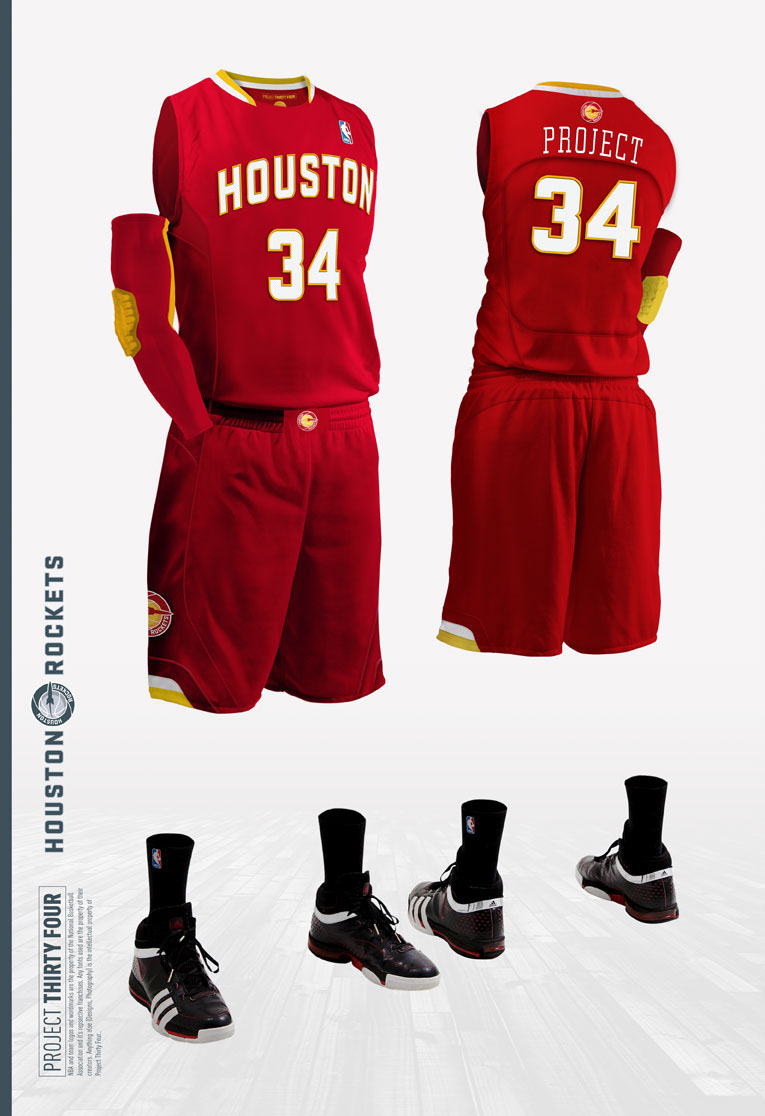 Houston Rockets NBA Sports Branding logo Apparel Design
