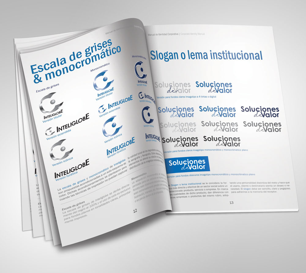 Papeleria Stationery Web poster cartel manual corporativo identity manual