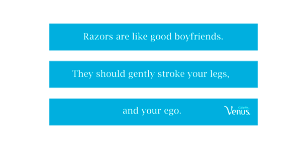 venus razors match-making boyfriends print Web in-store
