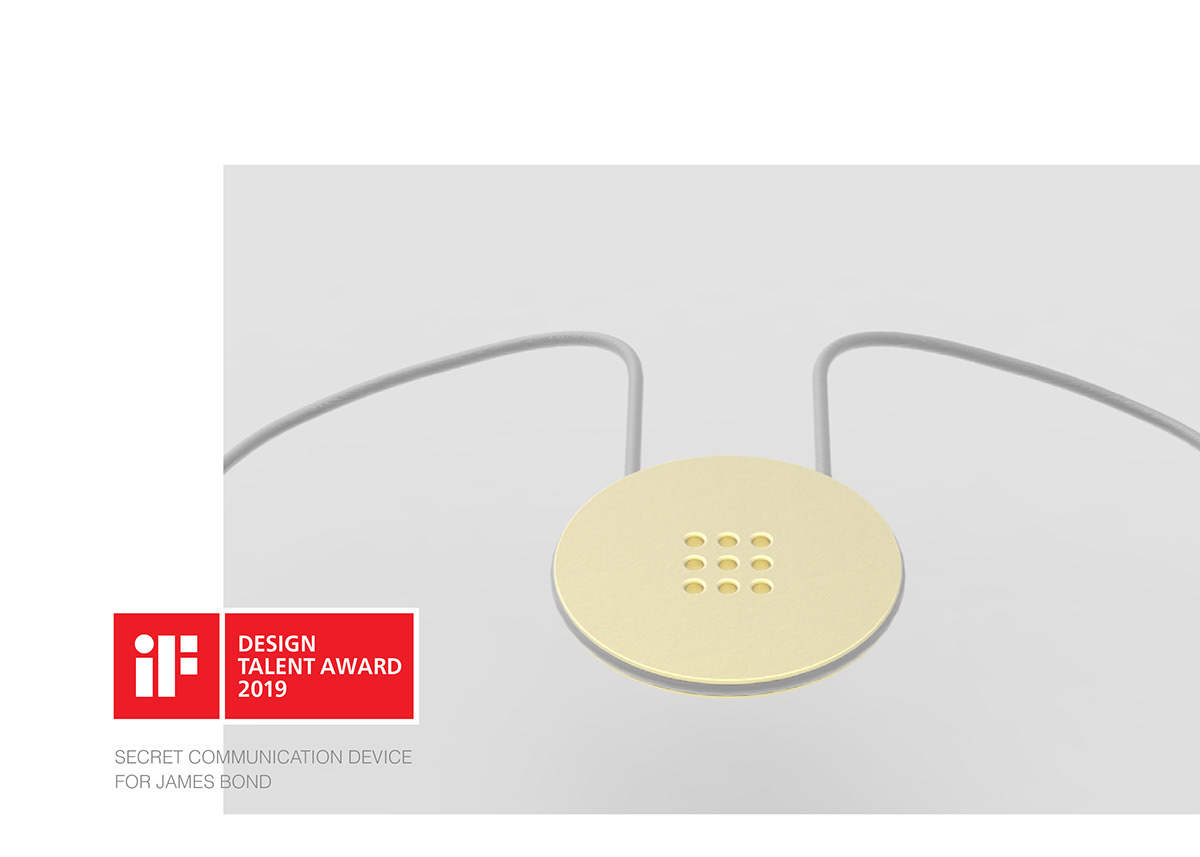 product product design  bone conduction Communication Device communication IF Award
