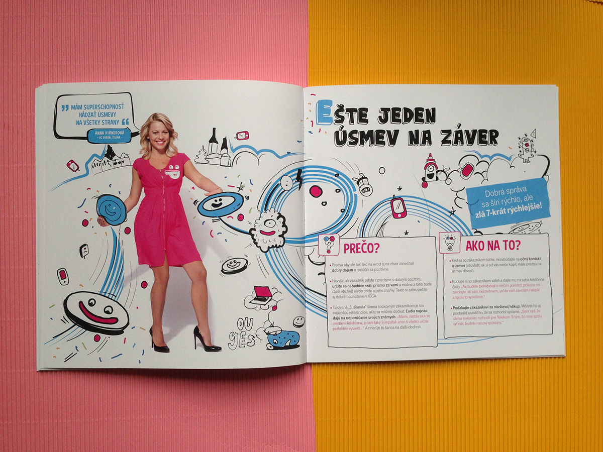 art doodle artwork Telekom mobile slovakia hazi ads