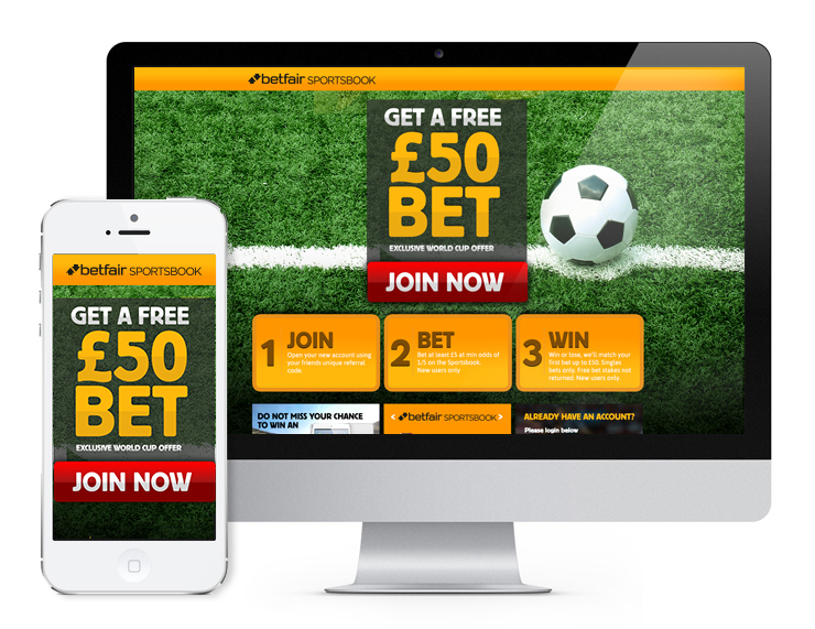 sports betting landing page casino football