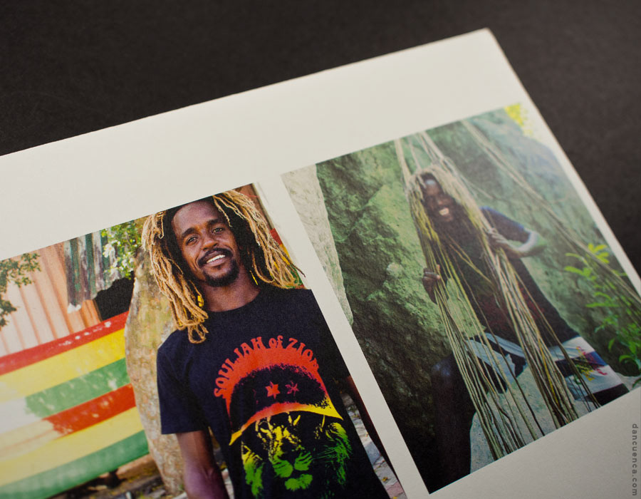 reggaeking Bob Marley weed postcard print grinandfury dub dub rockers reggae