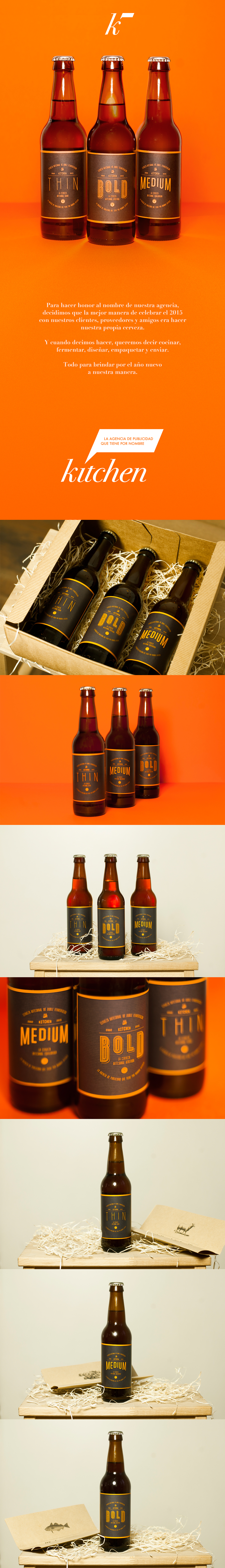 beer label Label design Christmas promo kitchen agency xmas limited edition cerveza diseño gift