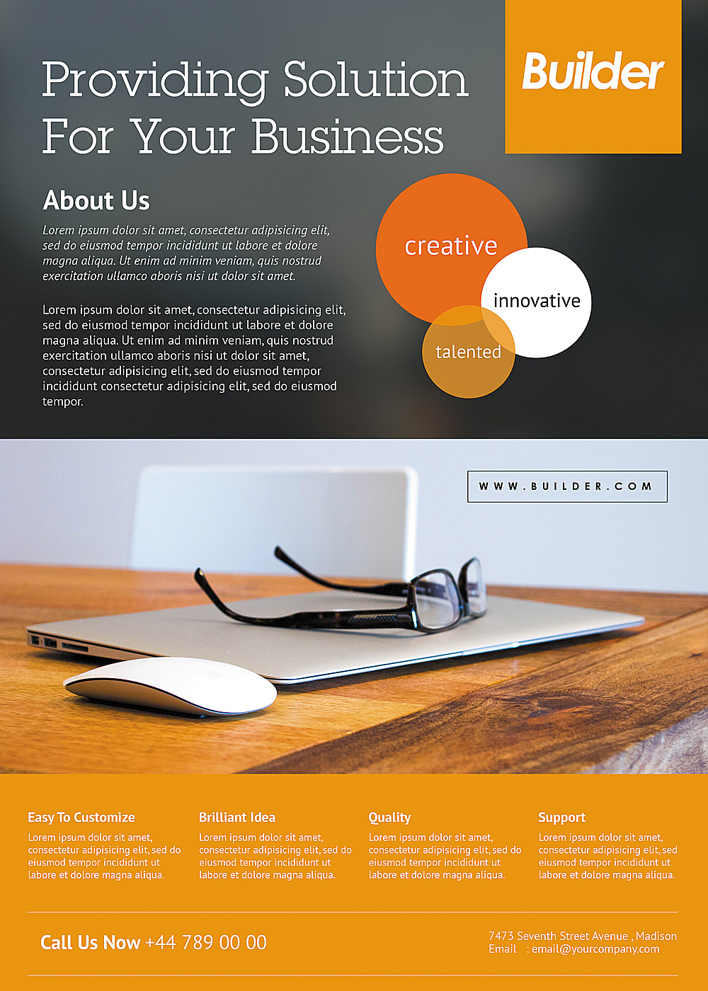corporate flyer template business Multipurpose