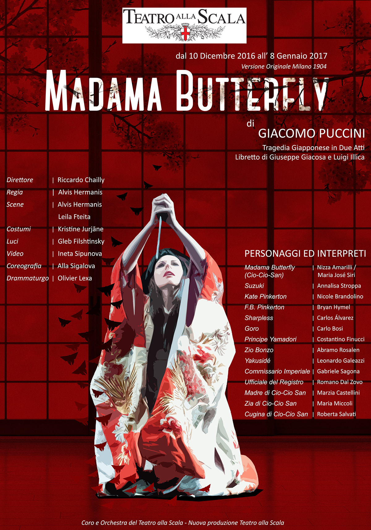 poster flyer Theatre graphic design  opera