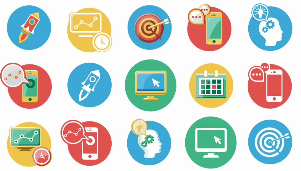 icons business vector