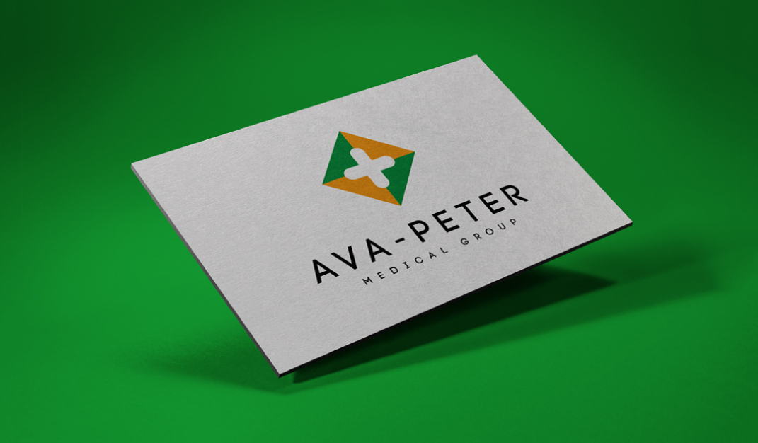 ava-peter ava clinic medical medicine brand logo Logotype green yellow Rebrand re-brand