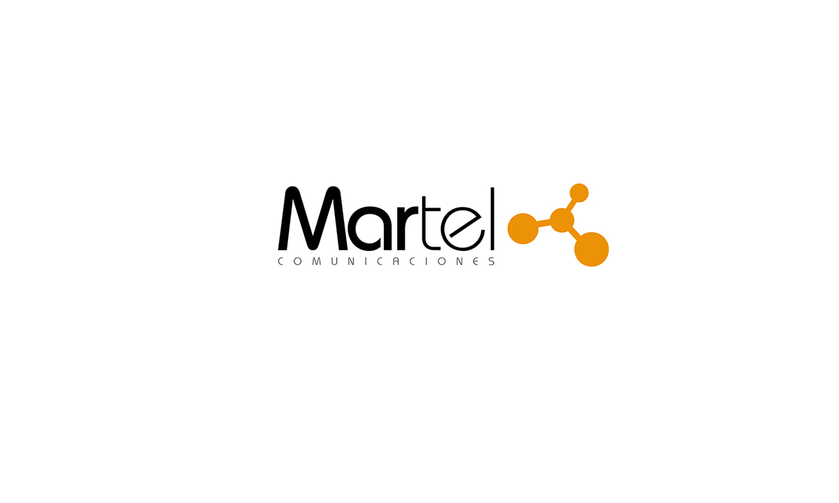Martel telecomunicaciones marca logo Web catalogo editorial tarjeta