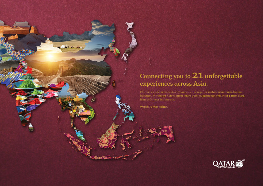 advertisements Qatar Airways asia worldwide Europe countries airline Travel
