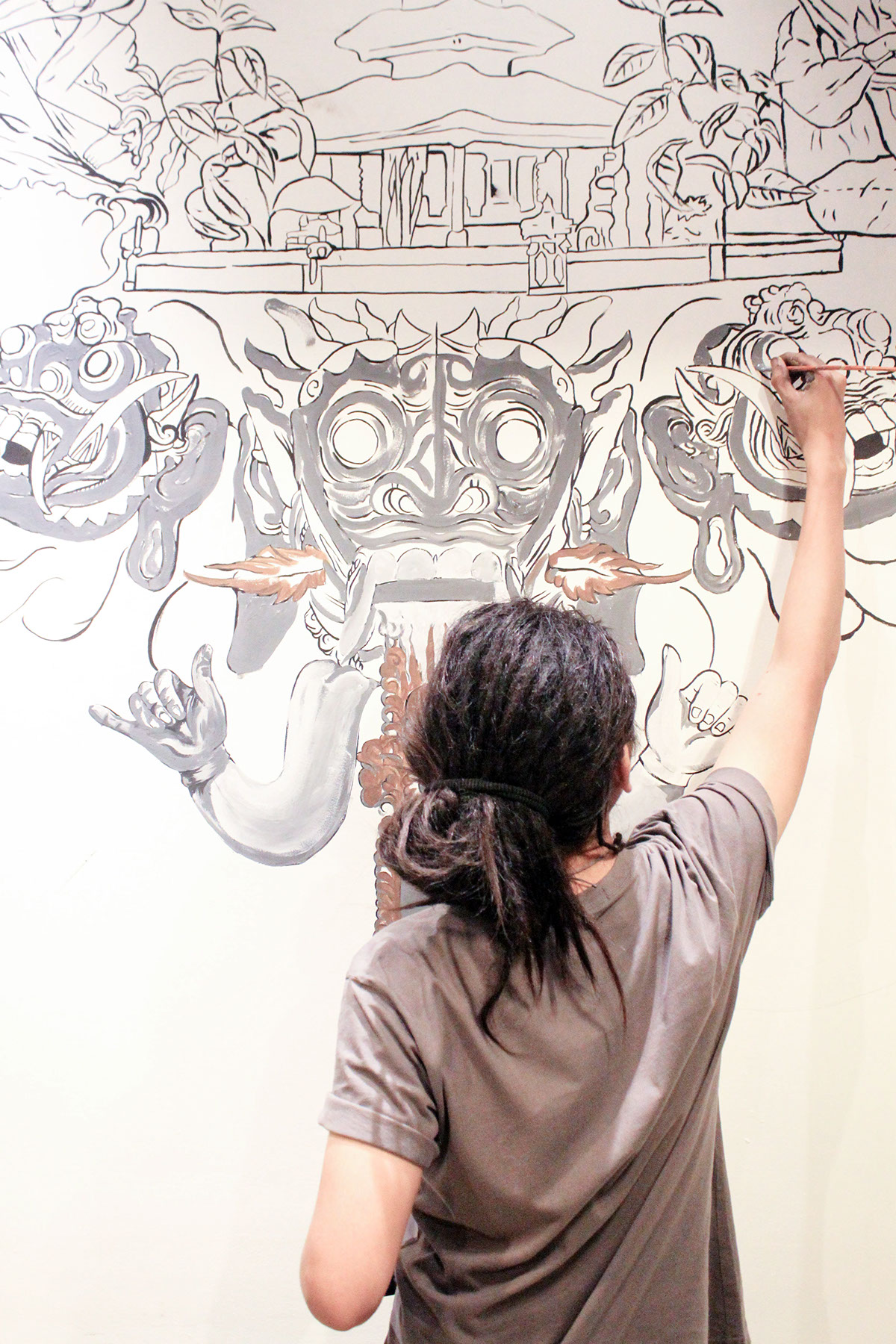 coffeeshop Coffee indonesia culture Mural walls