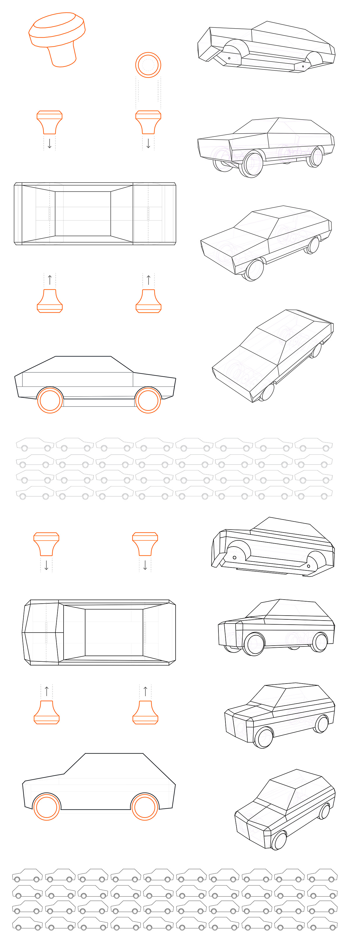 toys print3d recycling reuse redesign design 3dprint 3dprinting stamp car
