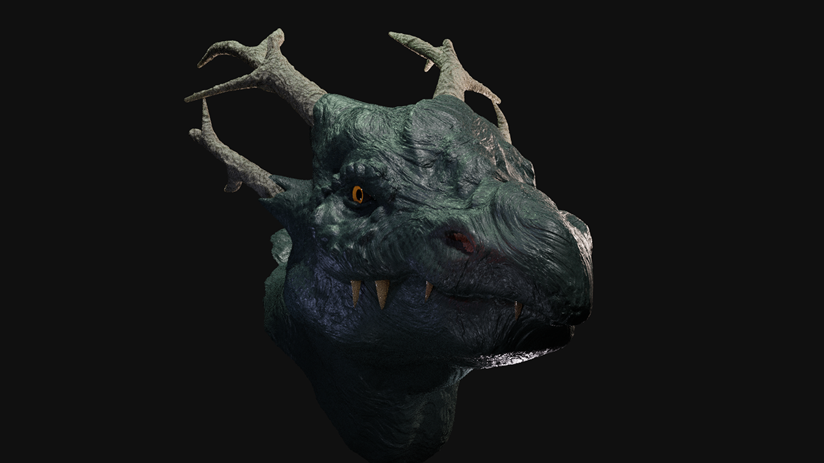 dragon fantasy 3D blender Sculpt game gamedesign art
