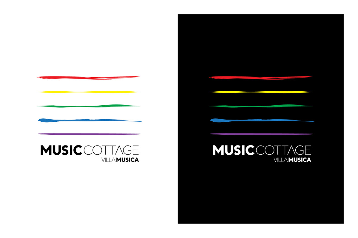 branding  children colour music school
