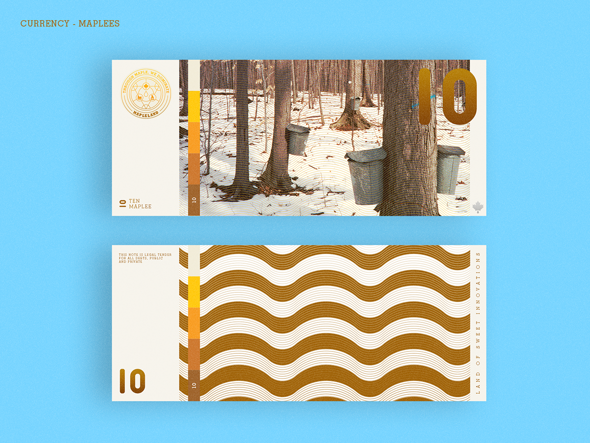 utopia maple syrup science Vermont Massachusetts innovation currency design money atlas country book pancake identity